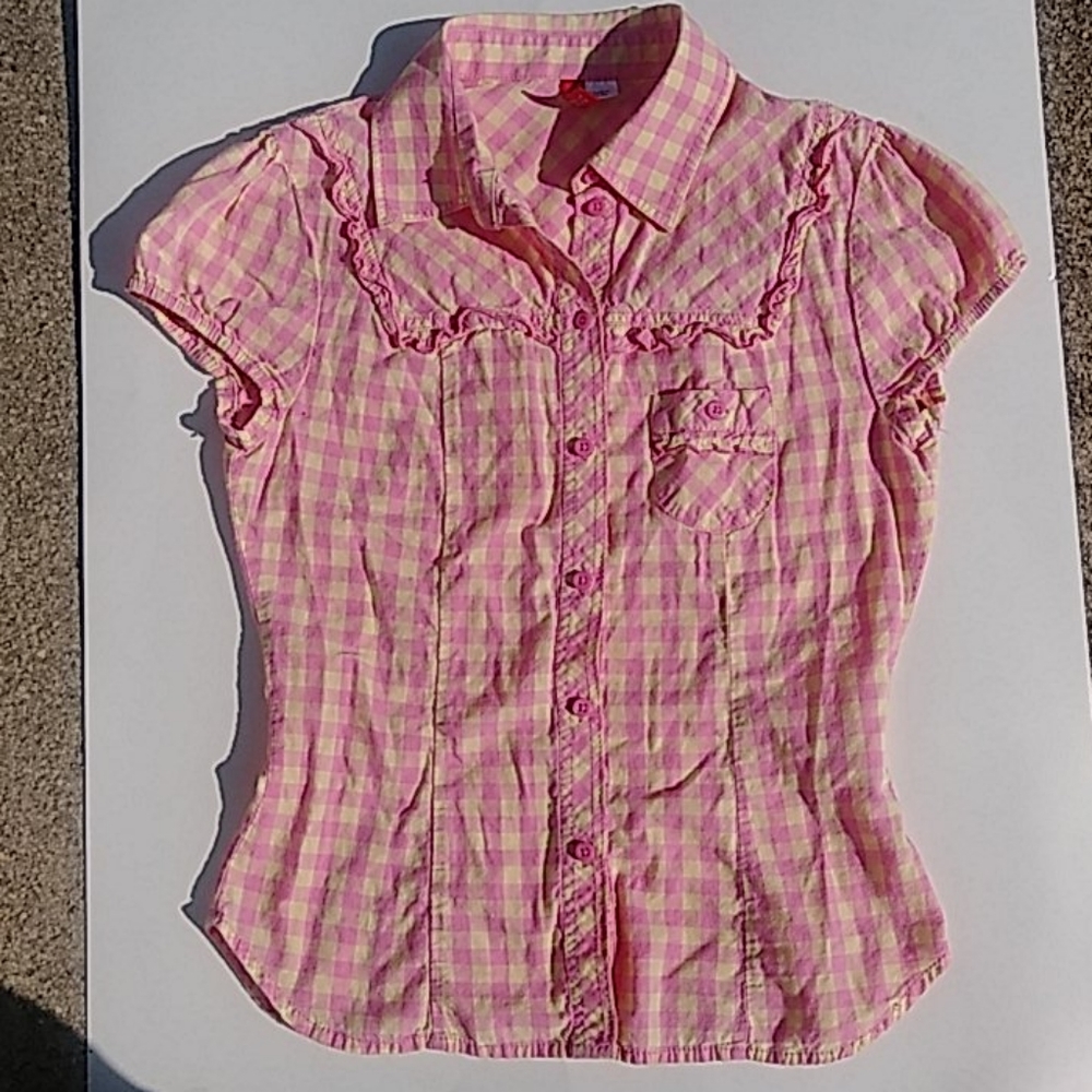 H &M vintage cowgirl/rockabilly shirt